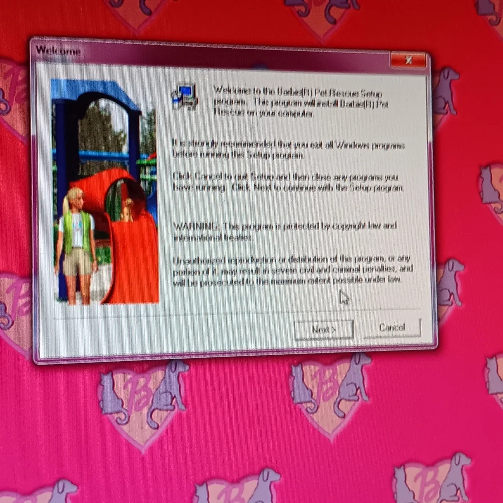 Barbie pet rescue CD rom